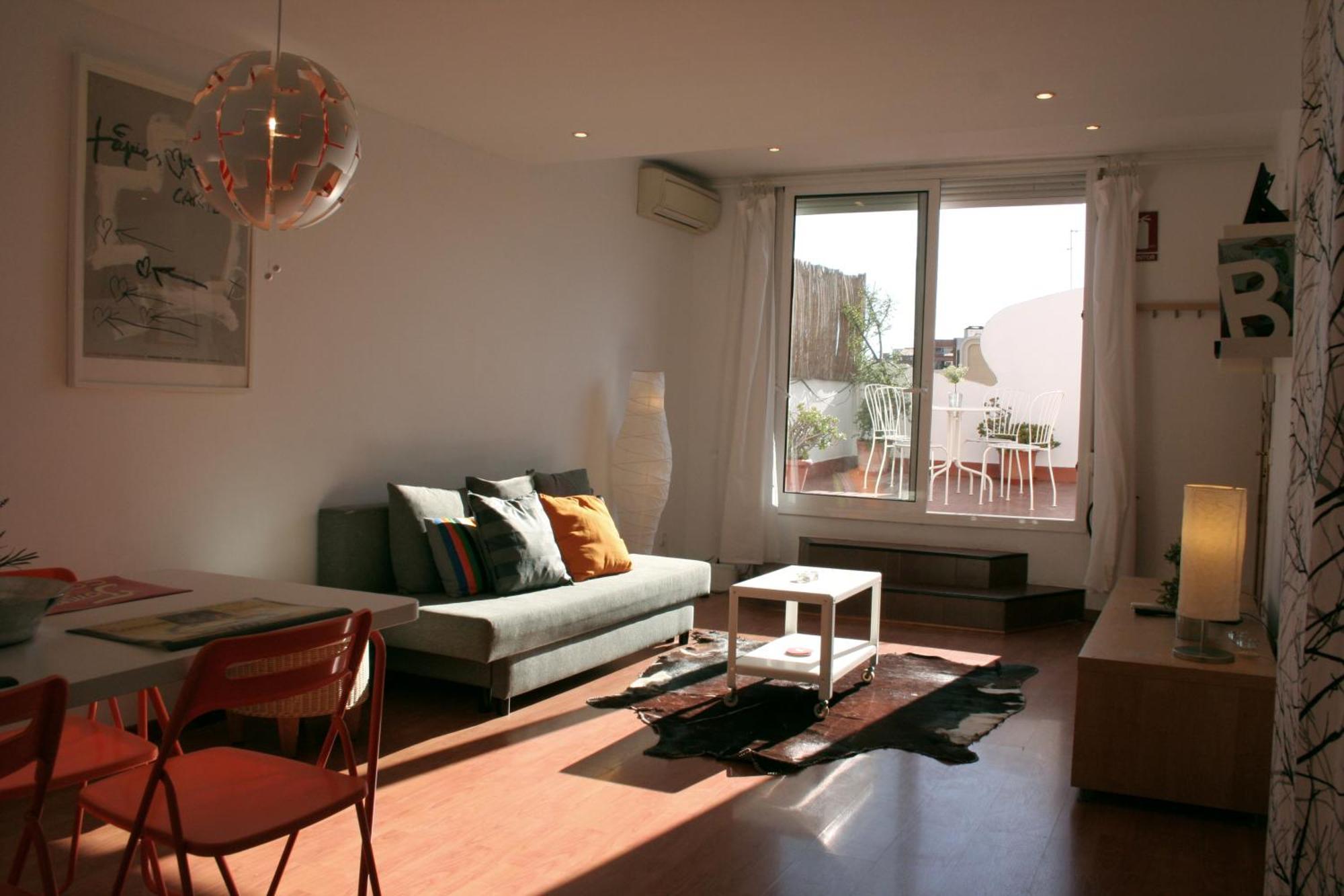 Lovely Apartment With A Terrace Barcelona Zewnętrze zdjęcie